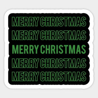 Merry Christmas Sticker